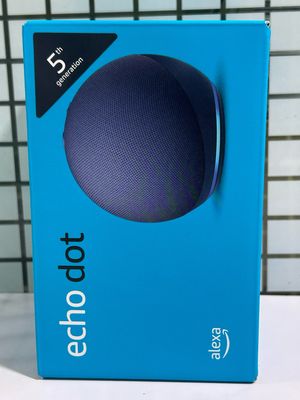 Amazon Echo Dot 5th Gen, Alexa Smart Speaker, Blue