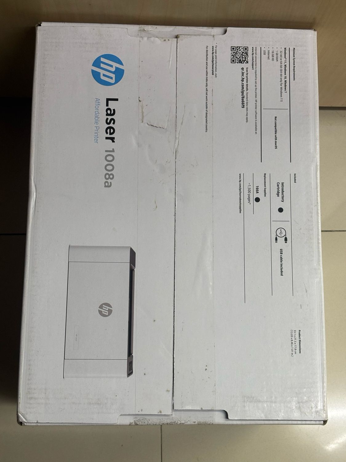 HP 1008A Single Function Laser Printer HP 1008A Single Function Laser Printer