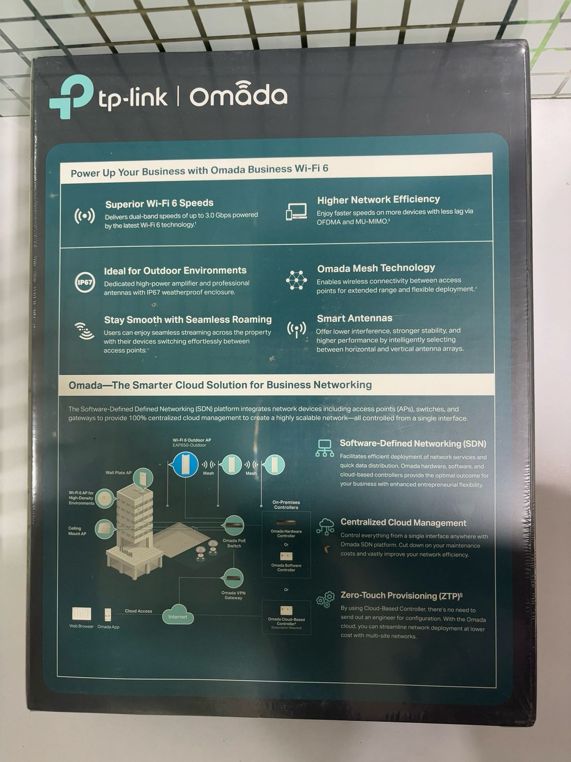 TP Link EAP650 Outdoor AX3000 WiFi 6 Access Point TP Link EAP650 Outdoor AX3000 WiFi 6 Access Point