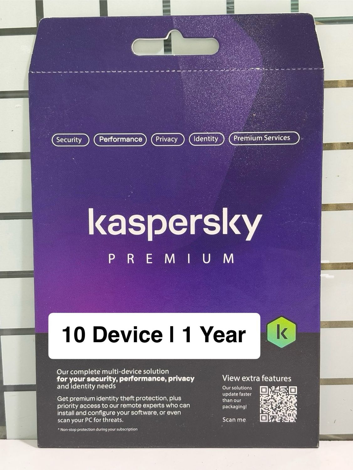 New, 10 User, 1 Year, Kaspersky Premium (total security)