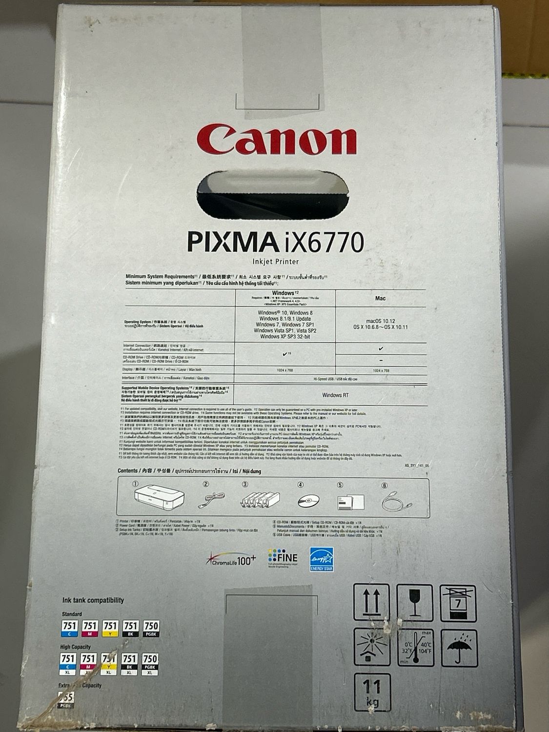 Canon iX6770 A3 Color Single Function ink Printer