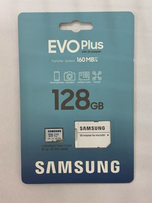 Samsung 128GB EVO Plus 160mb/s Memory Card