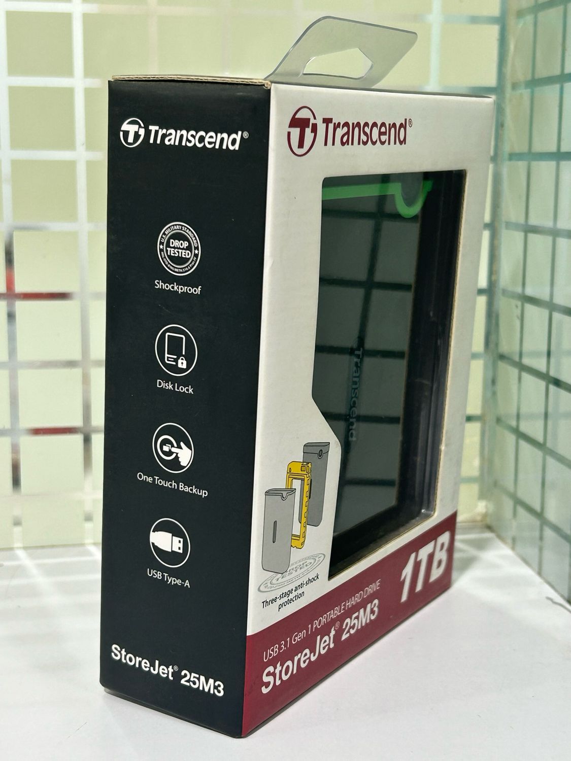 Transcend 1TB External Hard Disk, 25M3 Transcend 1TB External Hard Disk, 25M3