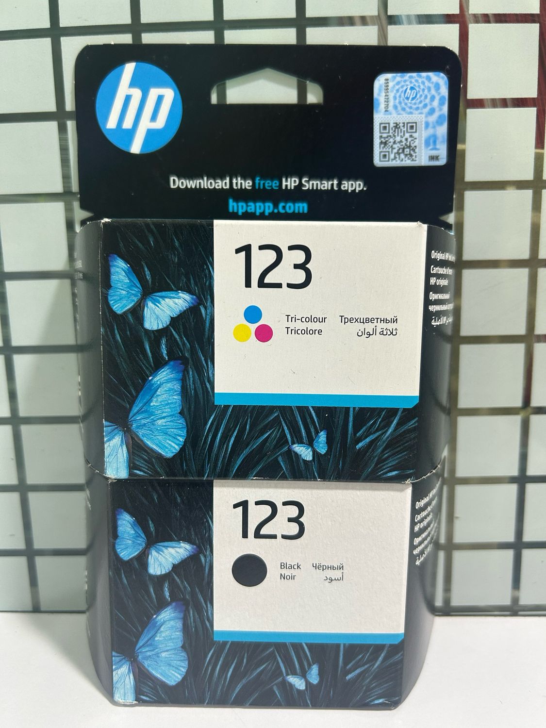 HP 123 Black + Tri-Color (Combo Pack)