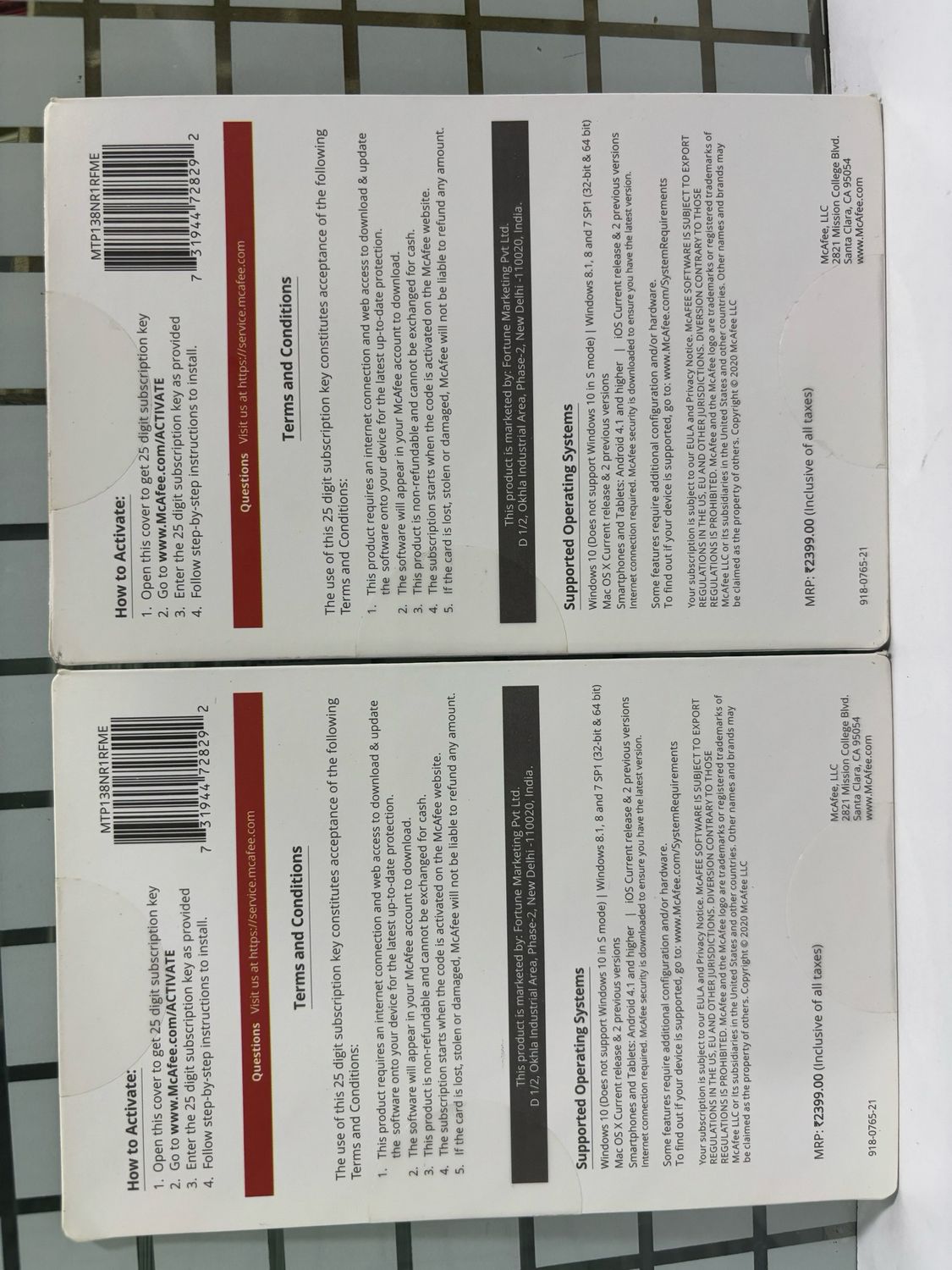 2 User, 3 Year, Mcafee Total Protection 2 User, 3 Year, Mcafee Total Protection