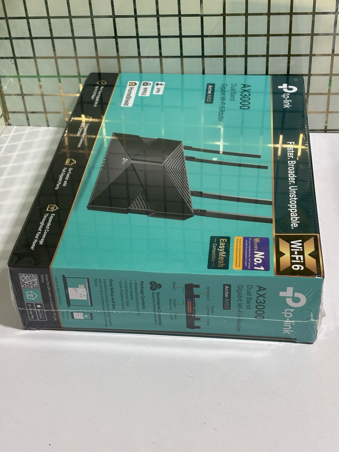 TP Link Archer AX53 AX3000 Dual Band Gigabit Wi-Fi 6 Router