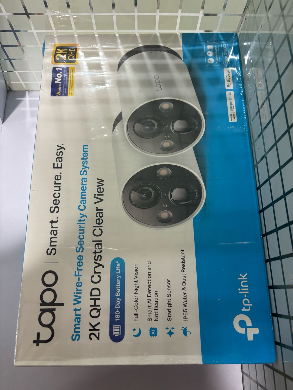 TP Link Tapo C420S2 Smart Wire-Free Security 2-Camera System TP Link Tapo C420S2 Smart Wire-Free Security 2-Camera System