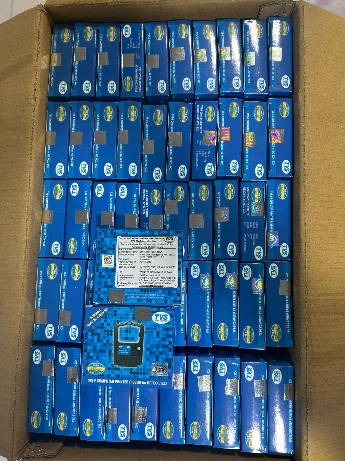 TVS 755, 745, 945, 955 HD Printer Ribbon (Pack of 10) TVS 755, 745, 945, 955 HD Printer Ribbon (Pack of 10)