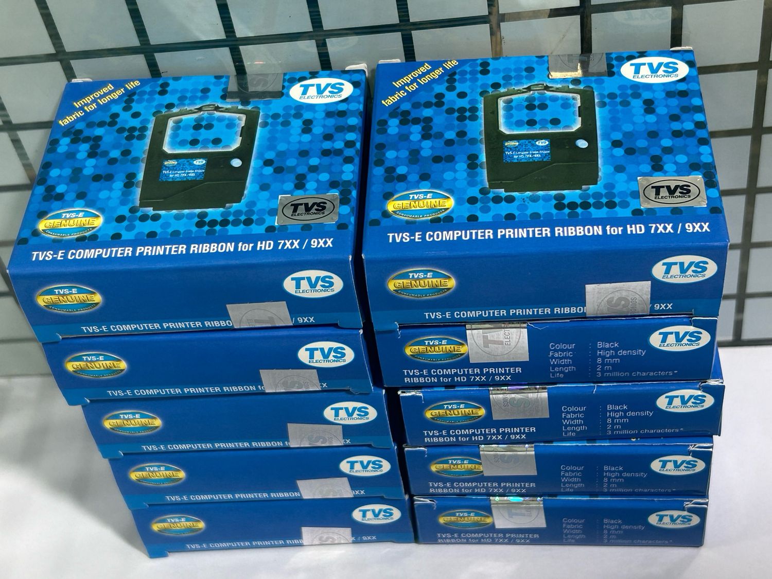 TVS 755, 745, 945, 955 HD Printer Ribbon (Pack of 10) TVS 755, 745, 945, 955 HD Printer Ribbon (Pack of 10)