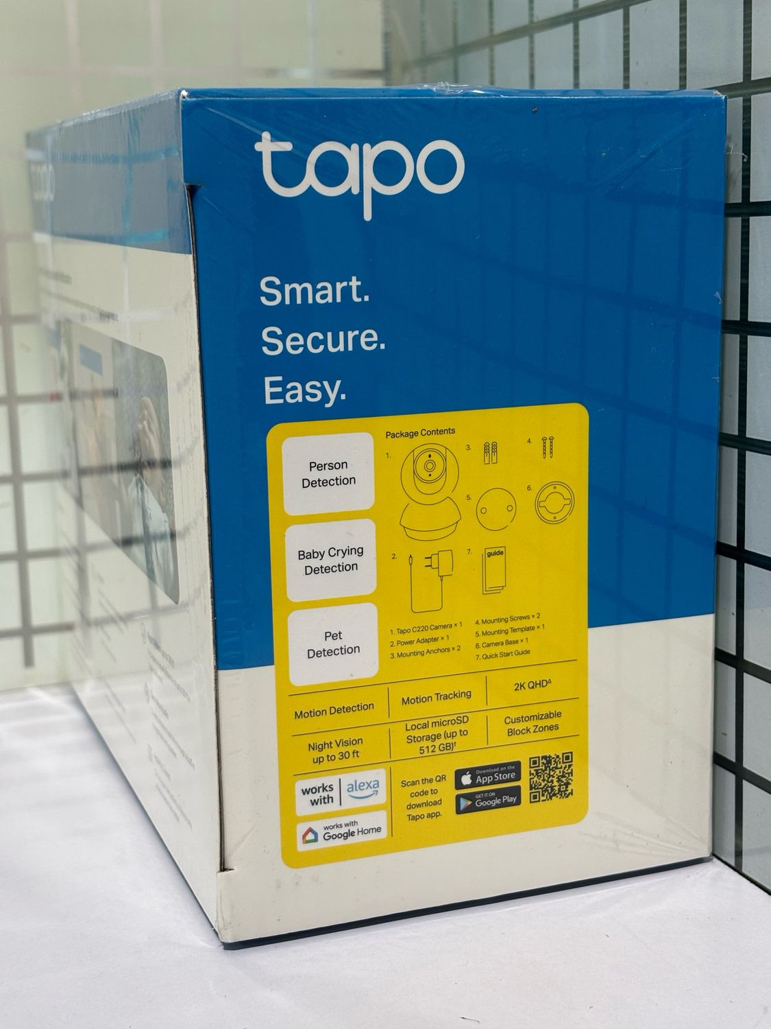 TP Link Tapo C220 Pan/Tilt AI Home Security Wi-Fi Camera TP Link Tapo C220 Pan/Tilt AI Home Security Wi-Fi Camera