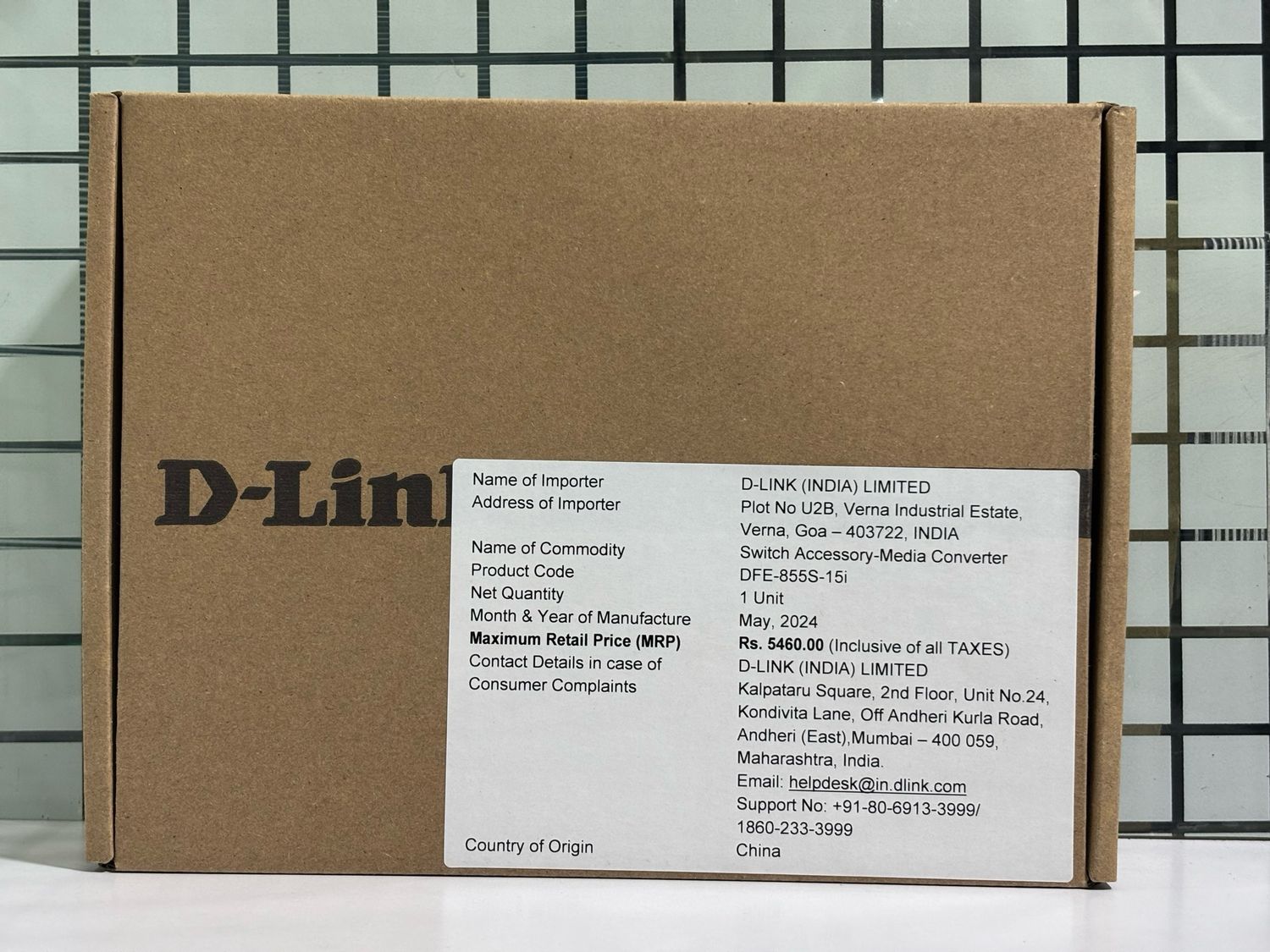 D-Link DFE-855S-15I Media Converter