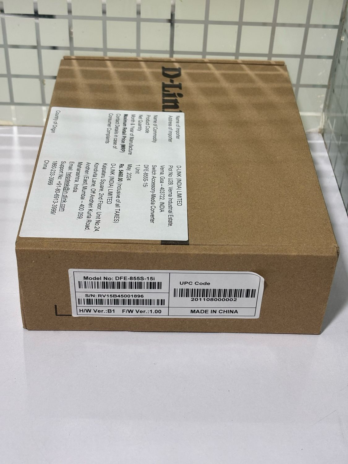 D-Link DFE-855S-15I Media Converter