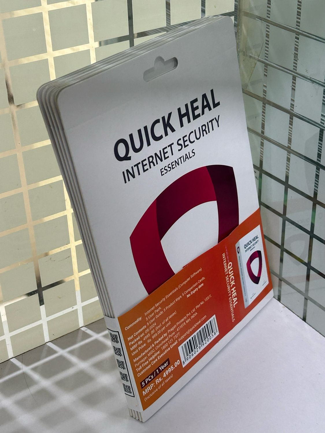 New, 5 User, 1 Year, Quick Heal Internet Security Essentials New, 5 User, 1 Year, Quick Heal Internet Security Essentials