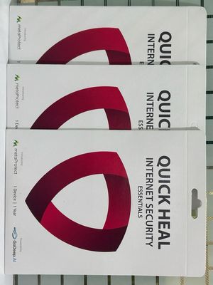 New, 3 User, 1 Year, Quick Heal Internet Security Essentials
