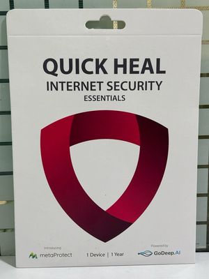 New, 1 User, 1 Year, Quick Heal Internet Security Essentials