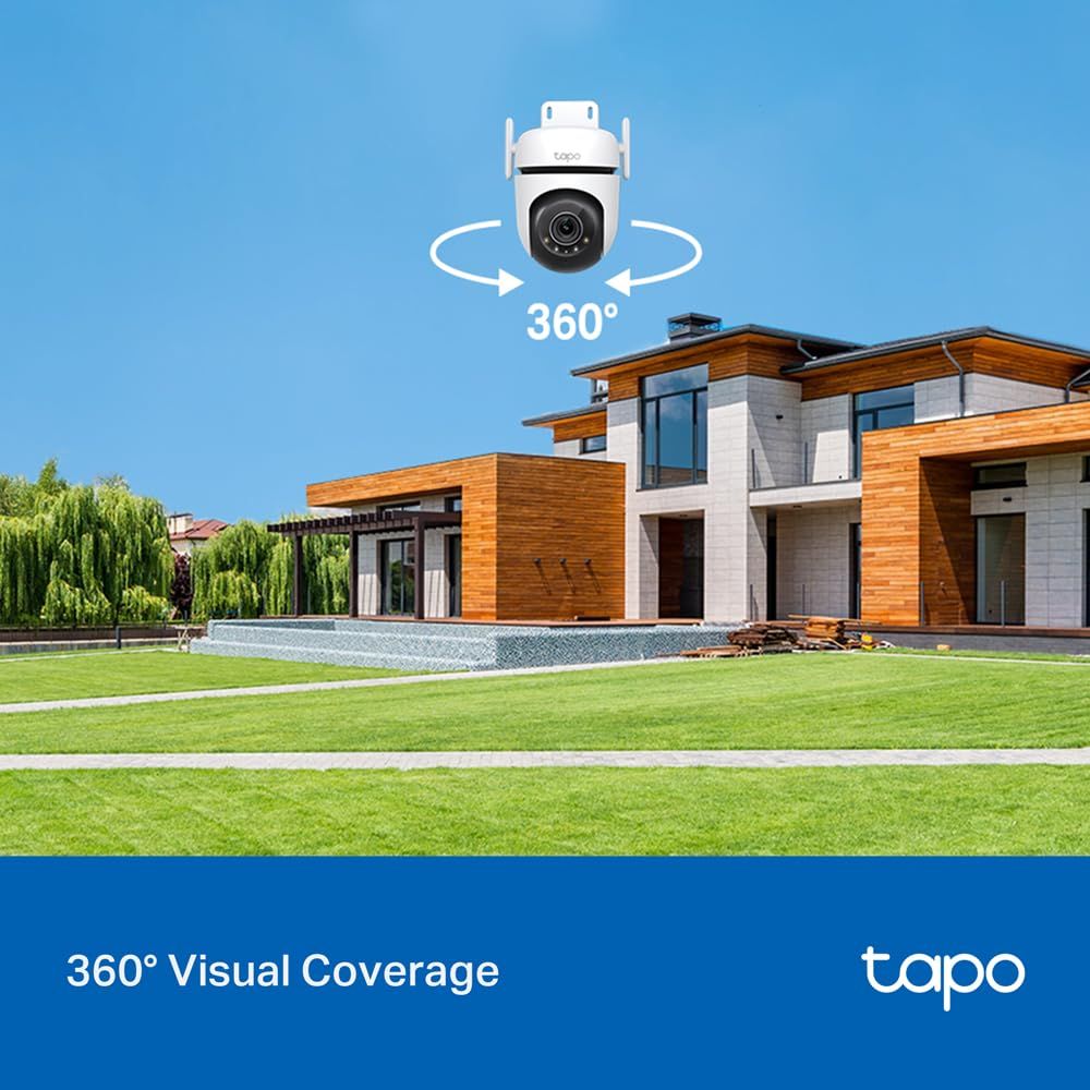 TP-Link Tapo C520WS 2K QHD 4MP Outdoor Pan/Tilt Wi-Fi Camera TP-Link Tapo C520WS 2K QHD 4MP Outdoor Pan/Tilt Wi-Fi Camera