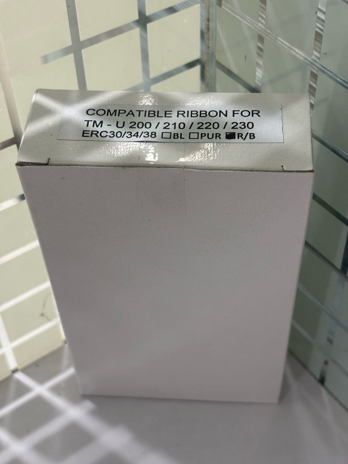 Compatible  ERC-38 Black/Red Ribbon Cartridge