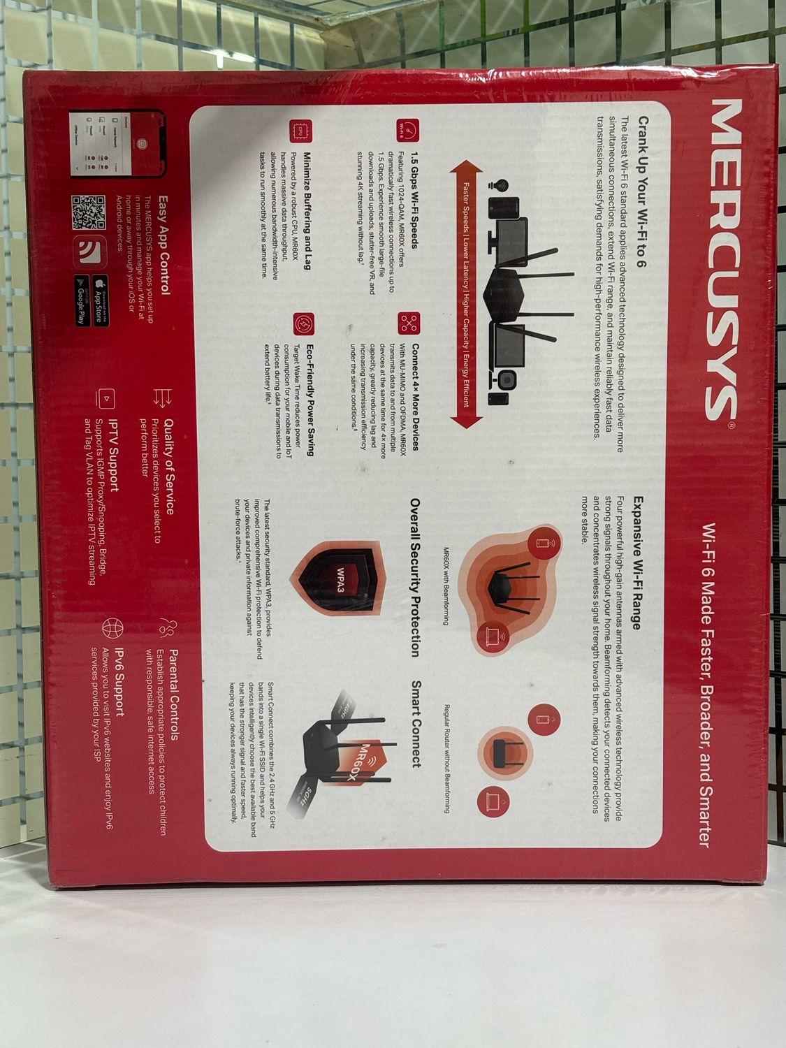 Mercusys MR60X AX1500 WiFi 6 Router