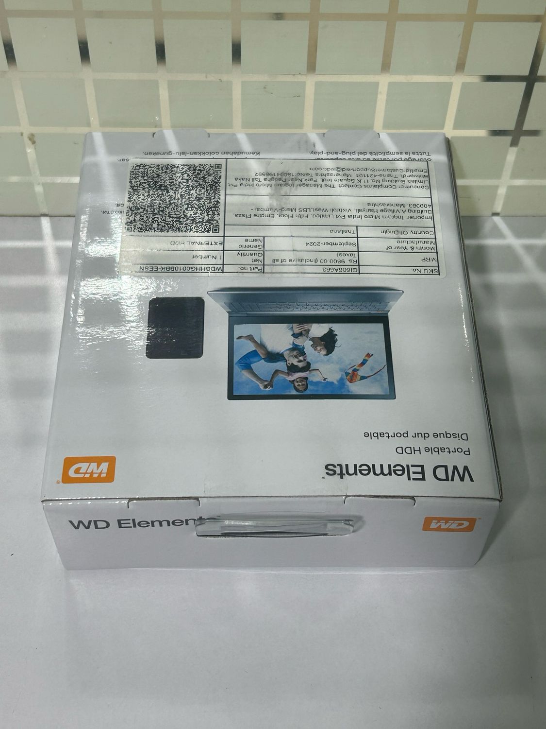 WD 1TB Elements Portable Hard Disk Drive