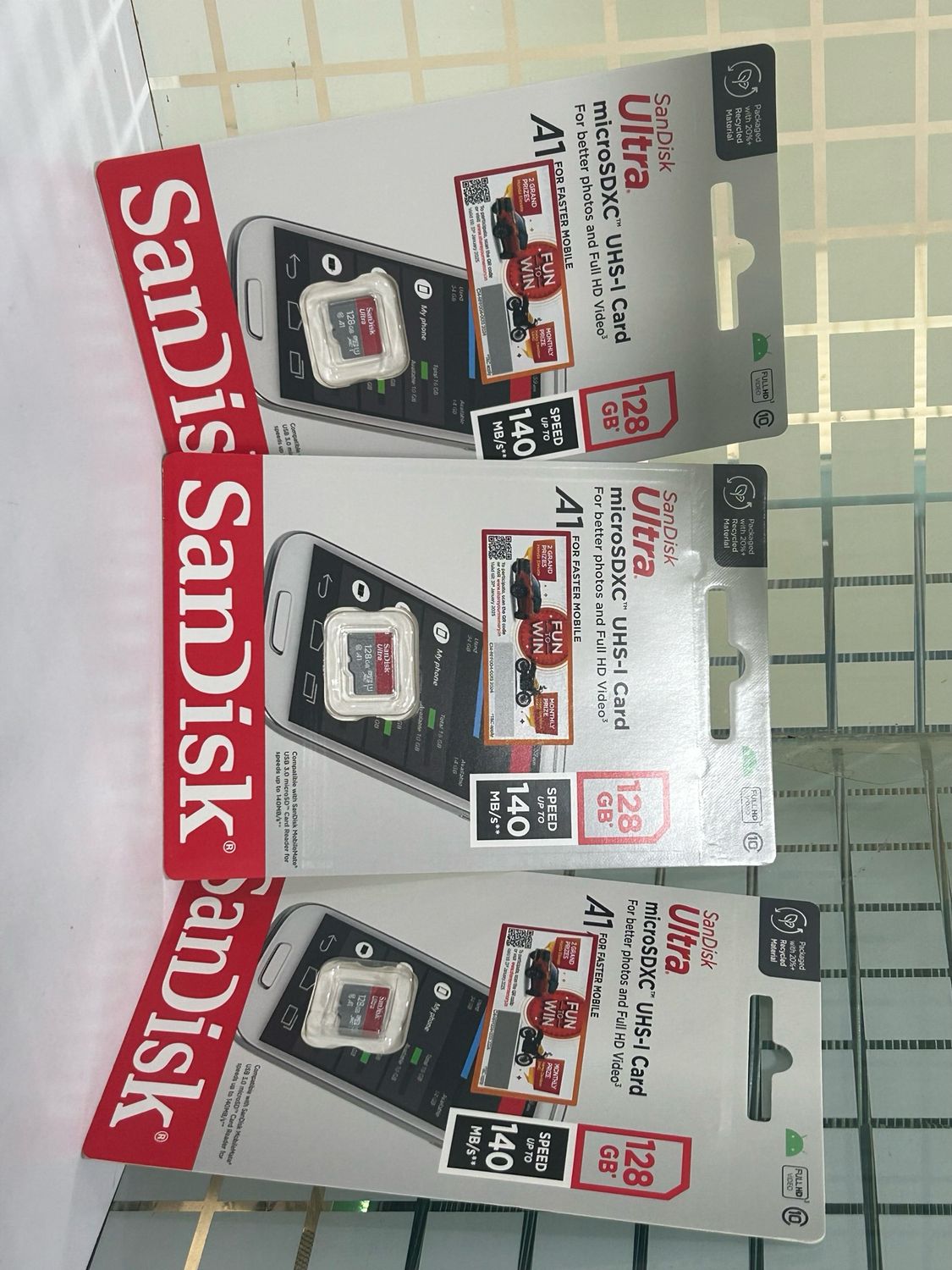 SanDisk 128GB A1 Memory Card ,Class 10 SanDisk 128GB A1 Memory Card ,Class 10