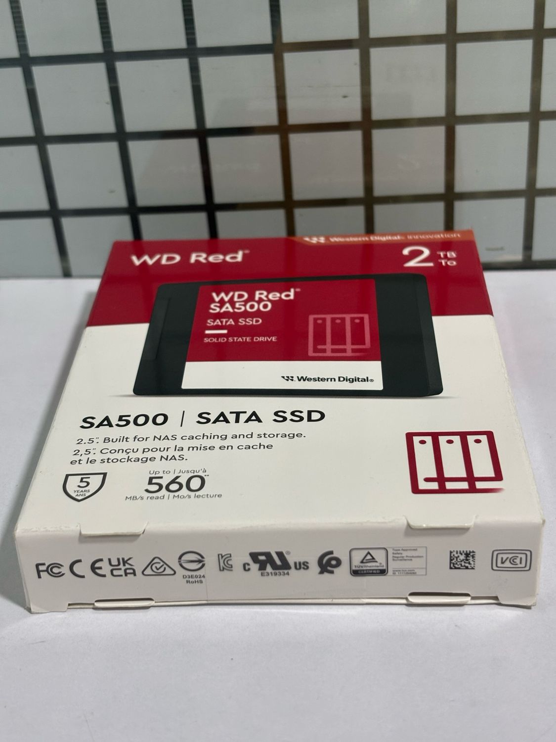 WD Red 2TB SA500 2.5-inch Internal Sata SSD