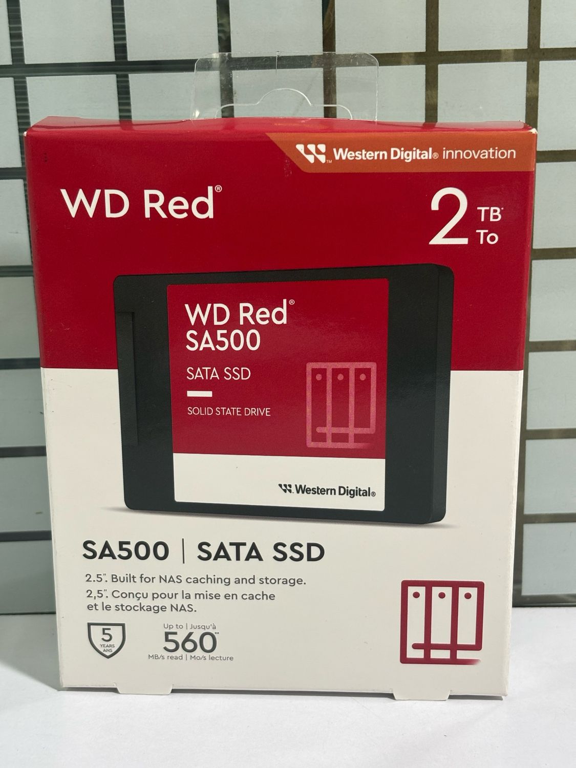 WD Red 2TB SA500 2.5-inch Internal Sata SSD