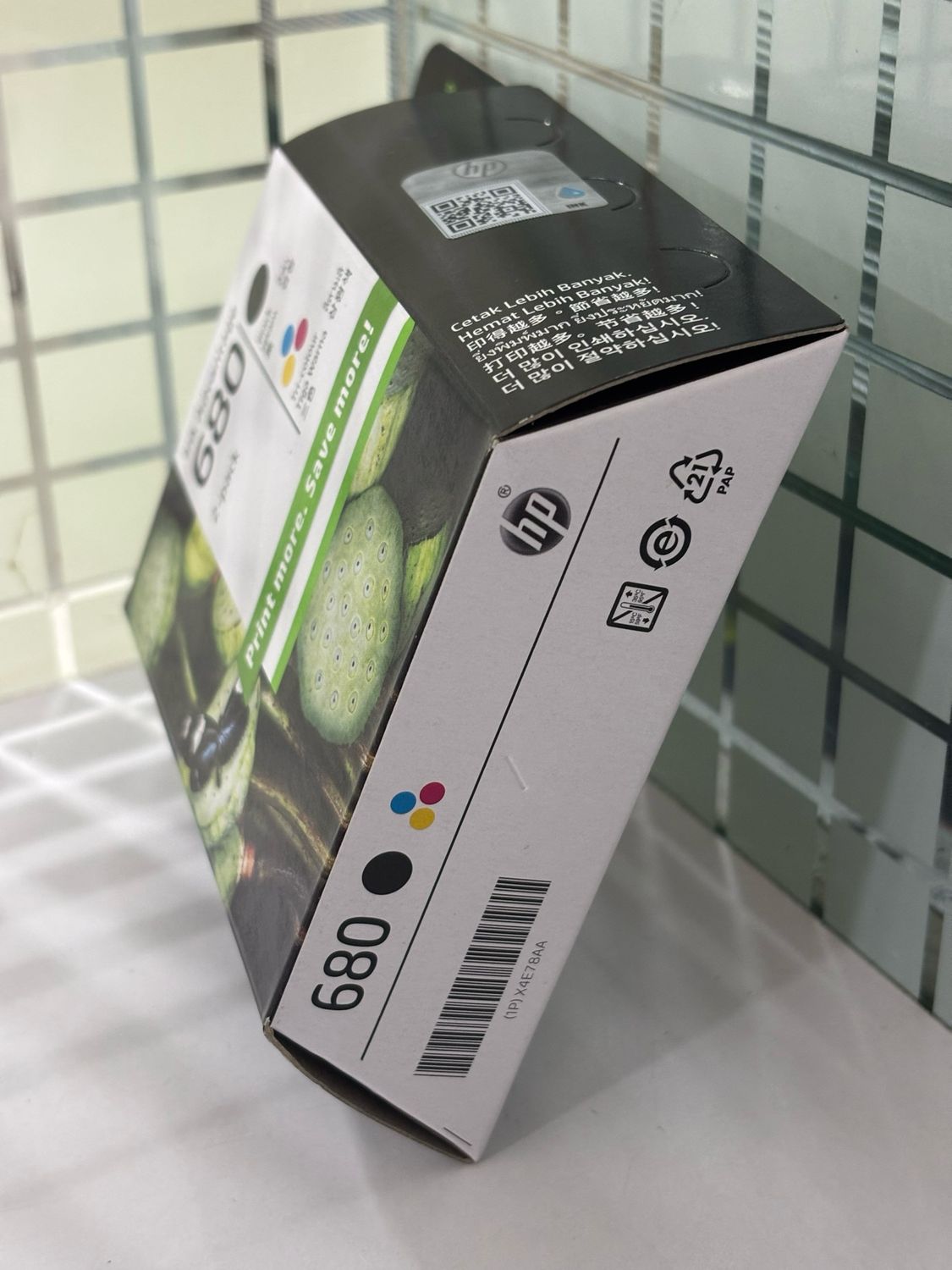 HP 680 Black + Tri-Color (Deskjet 1118, 1115, 4675, 4678, 3838)