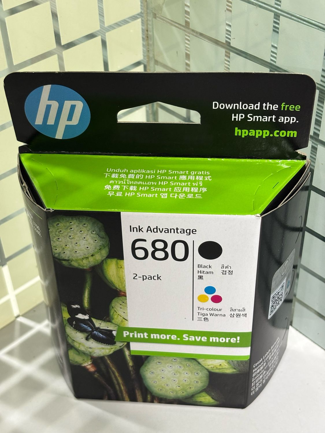 HP 680 Black + Tri-Color (Deskjet 1118, 1115, 4675, 4678, 3838)
