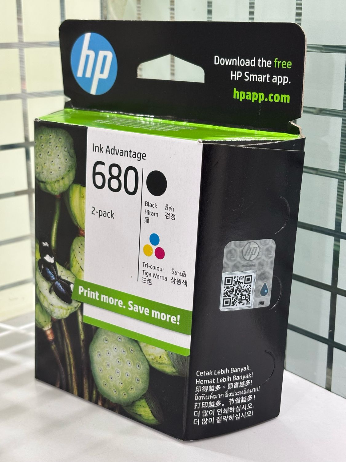 HP 680 Black + Tri-Color (Deskjet 1118, 1115, 4675, 4678, 3838)
