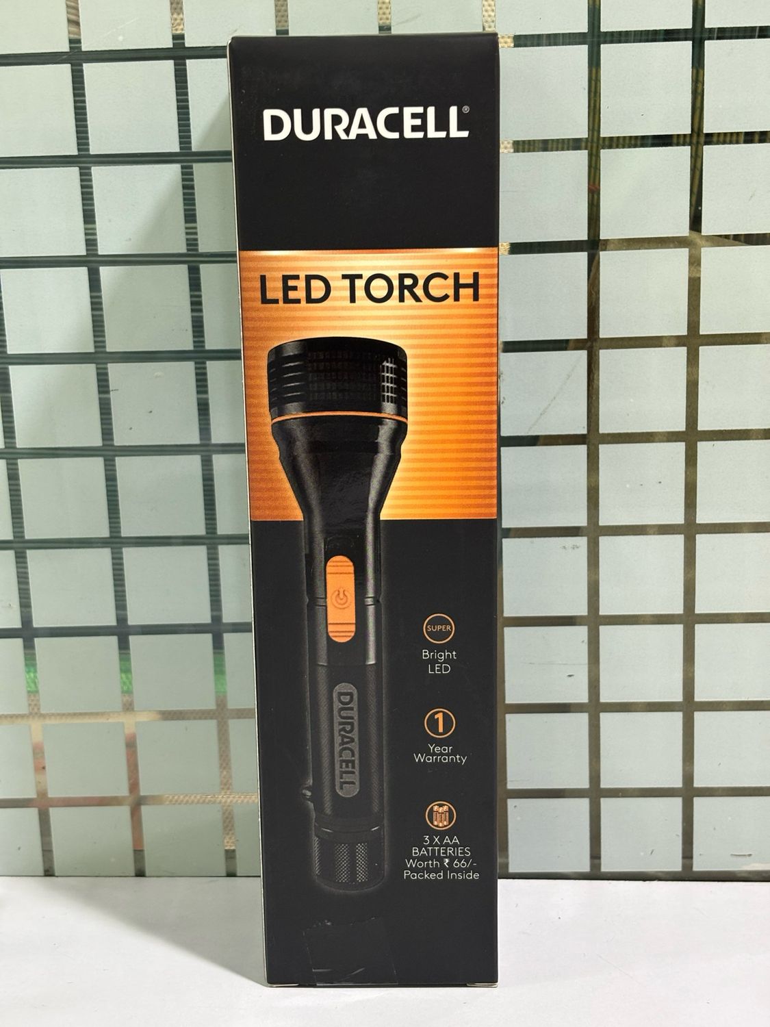 Duracell LED Torch Light (AA/3-Batteries)