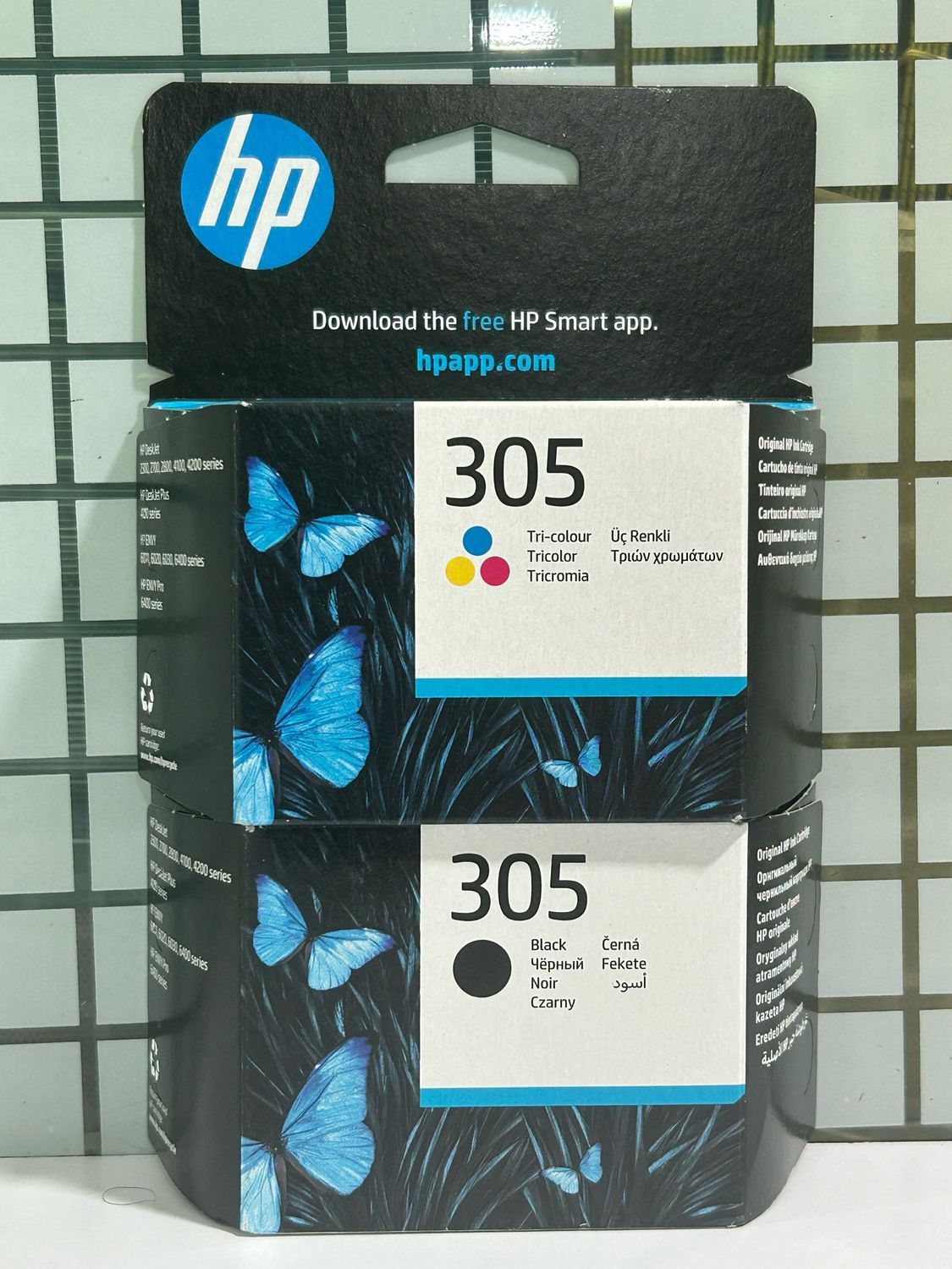 HP 305 Ink Cartridge (Combo Pack) Black + Tri-Color