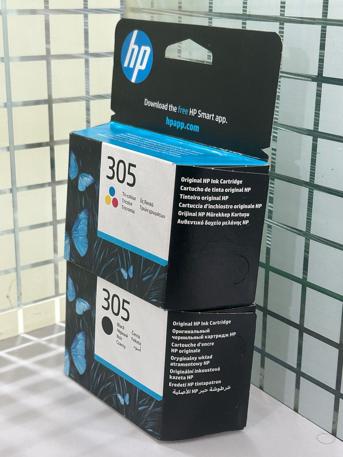 HP 305 Ink Cartridge (Combo Pack) Black + Tri-Color HP 305 Ink Cartridge (Combo Pack) Black + Tri-Color