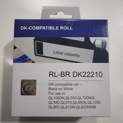 Compitable Label Cassette, Dk22210, DK Compatable Roll, 29mm x 30.48mtrs