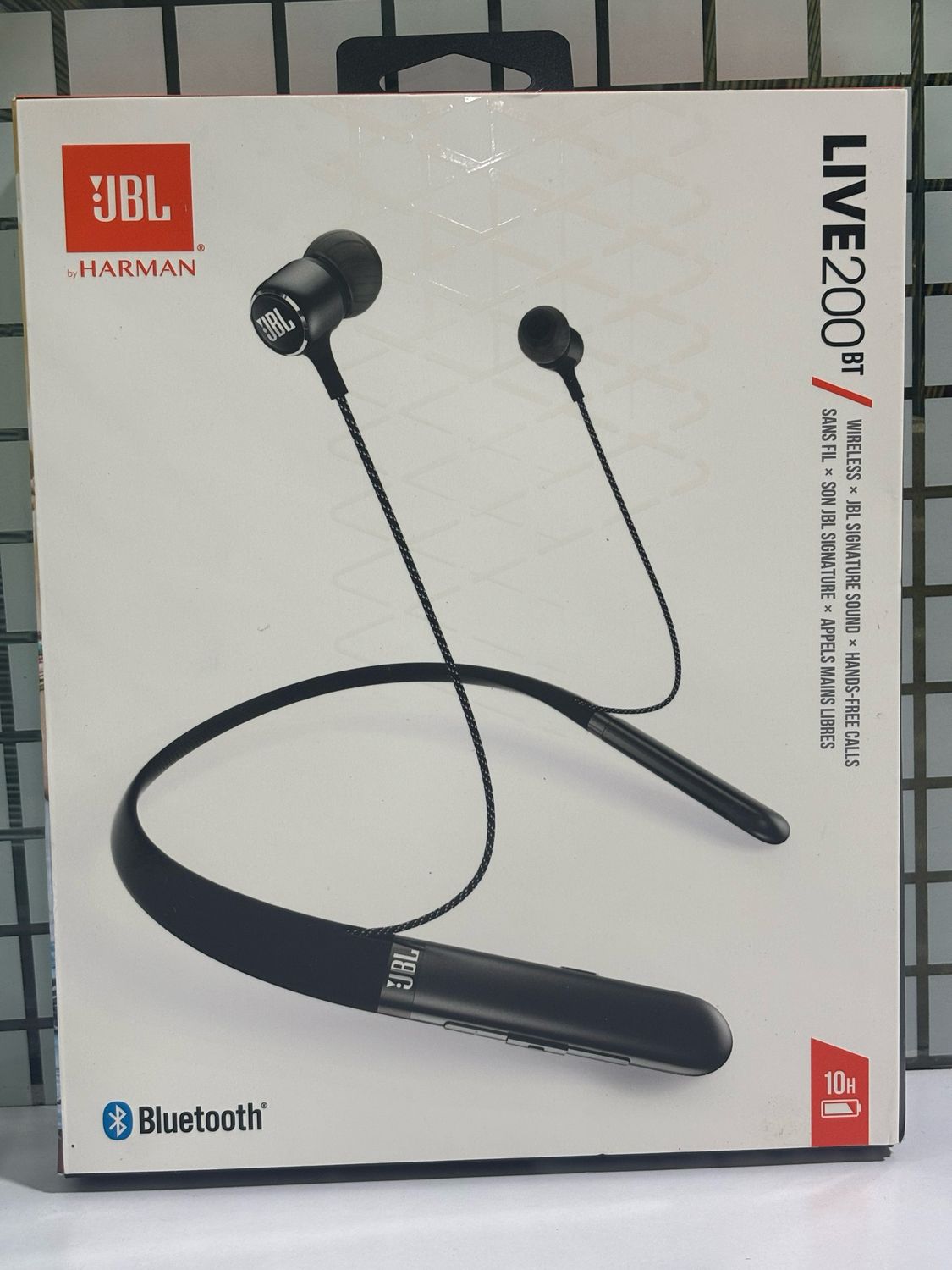 JBL LIVE 200BT Wireless in-ear Neckband Headphone, Black