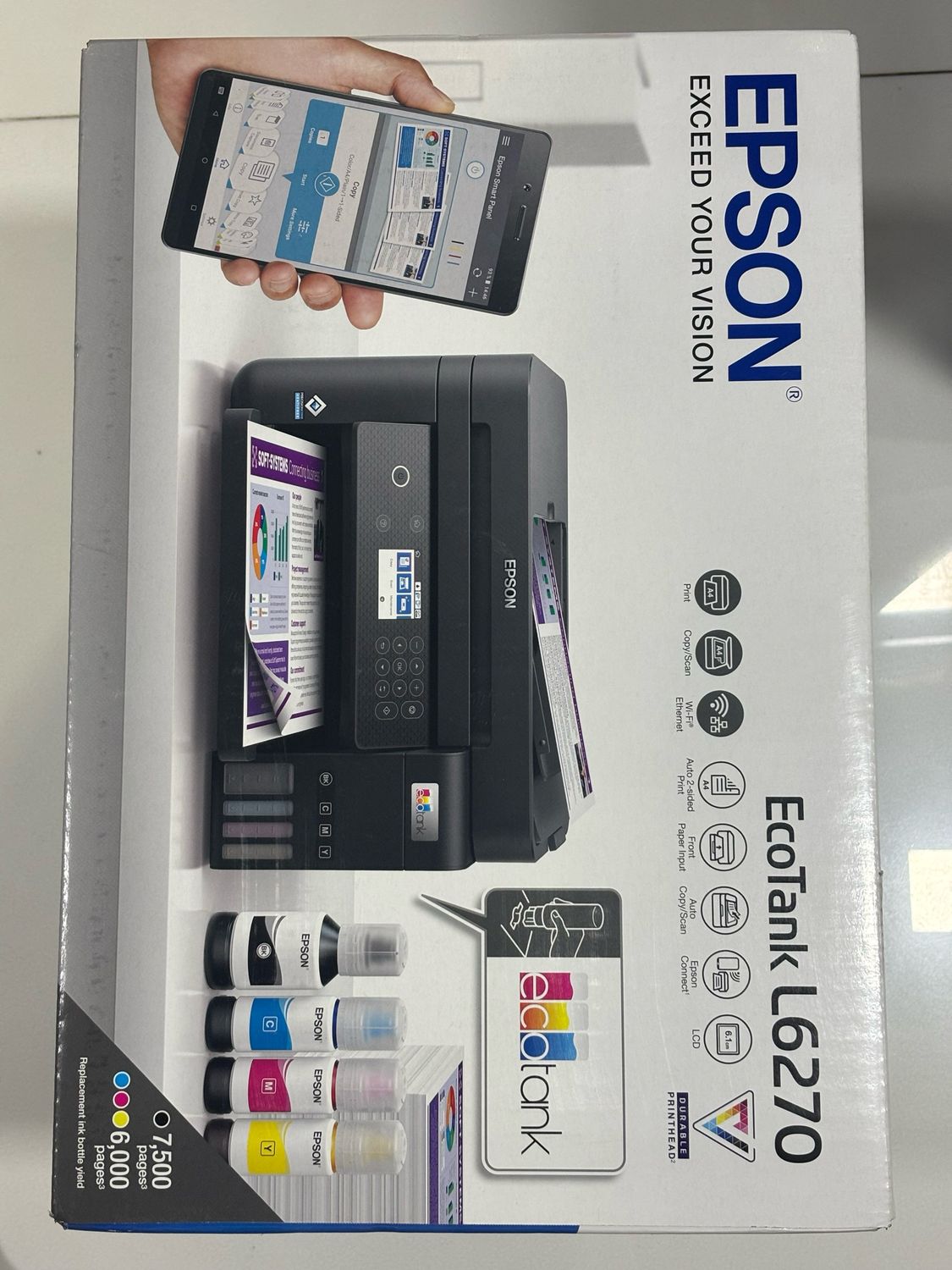 Epson EcoTank L6270 A4 Wi-Fi Duplex Ink Tank Printer