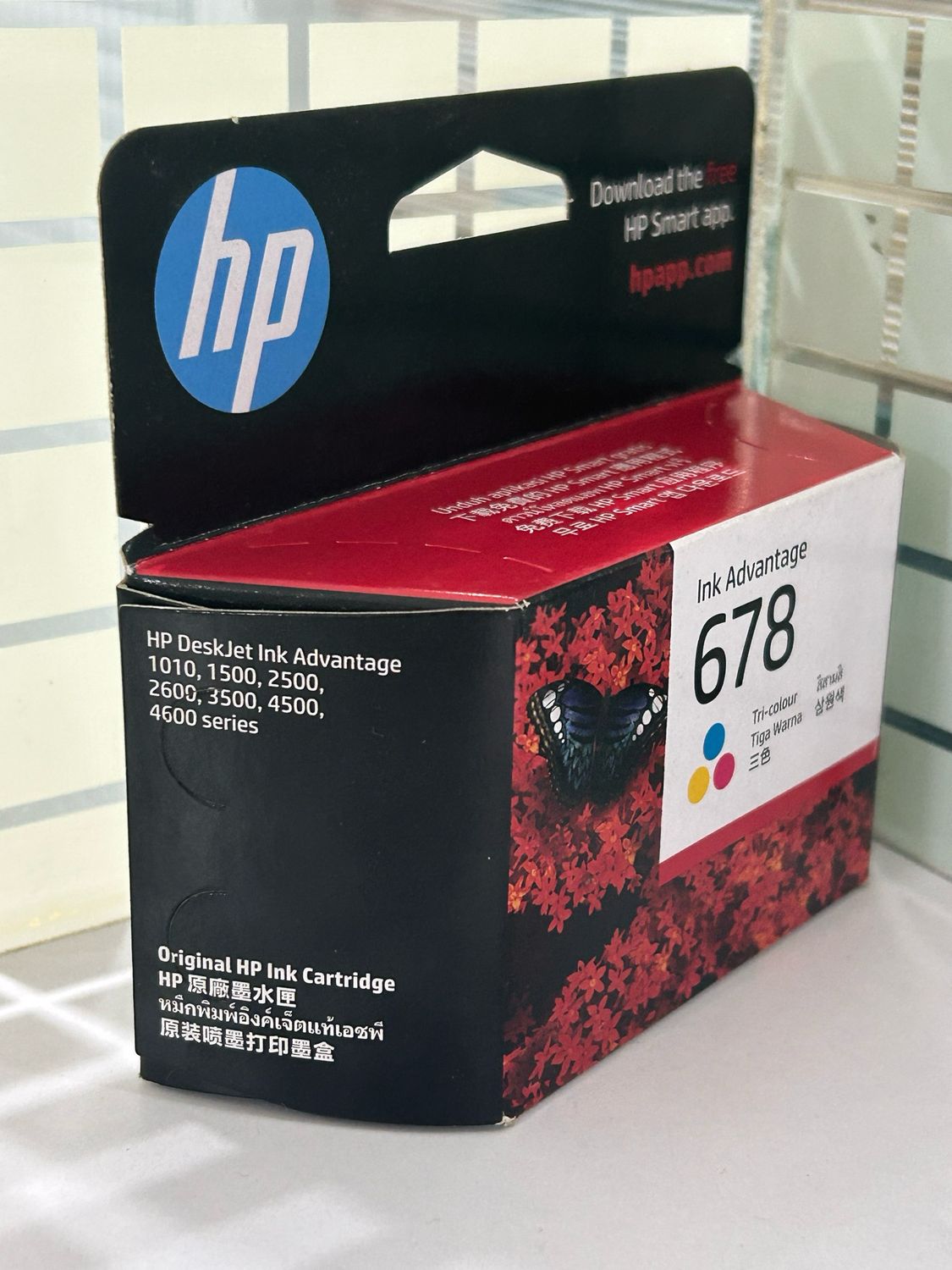 Original HP 678 Tri-Color Ink Cartridge