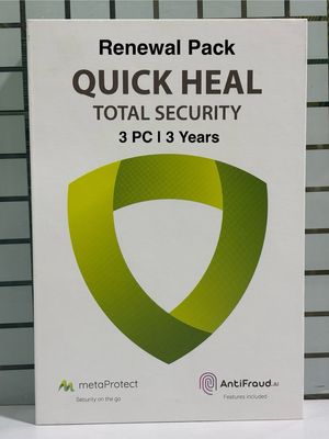 Renewal, 3 User, 3 Year, Quick Heal Total Security