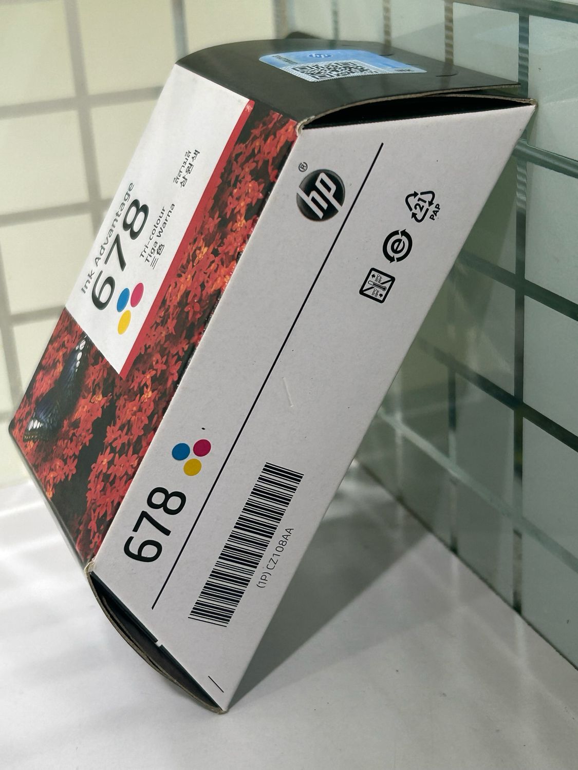 Original HP 678 Tri-Color Ink Cartridge