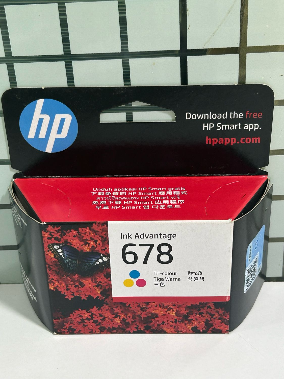 Original HP 678 Tri-Color Ink Cartridge