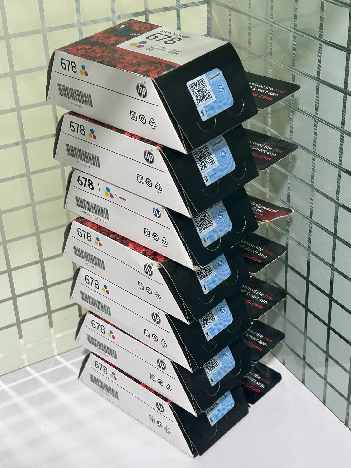 Original HP 678 Tri-Color Ink Cartridge