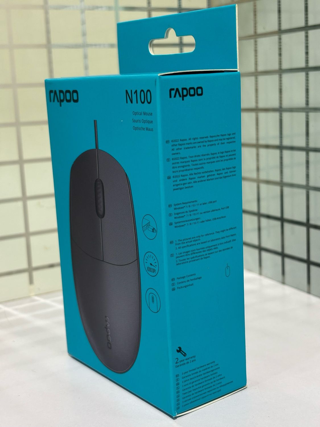 Rapoo N100 USB Optical Mouse Rapoo N100 USB Optical Mouse