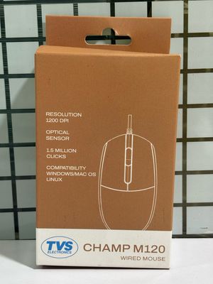 TVS Champ M120 Wired Optical Mouse (Pack of 10) TVS Champ M120 Wired Optical Mouse (Pack of 10)