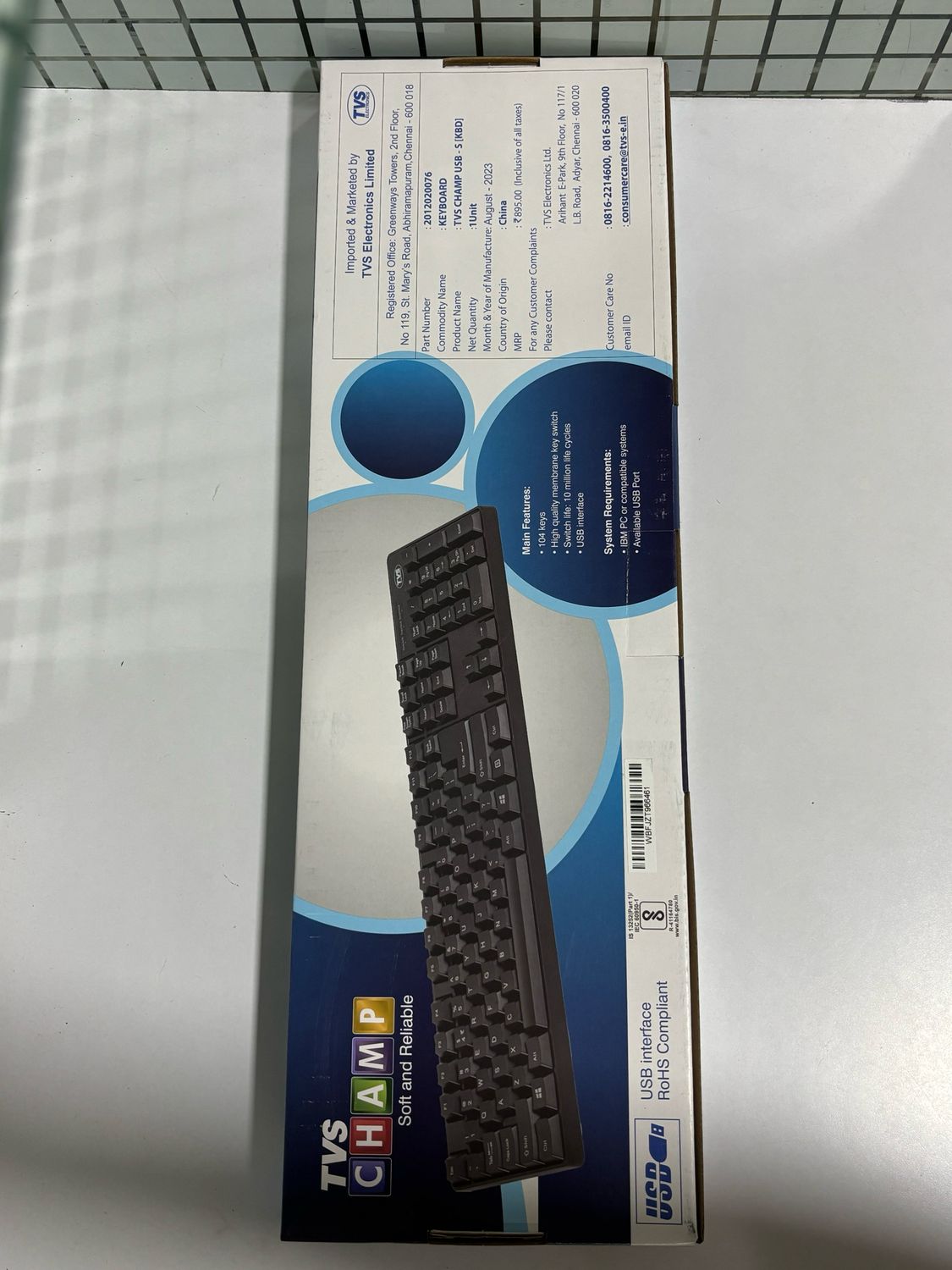 TVS Champ USB Keyboard (English) TVS Champ USB Keyboard (English)