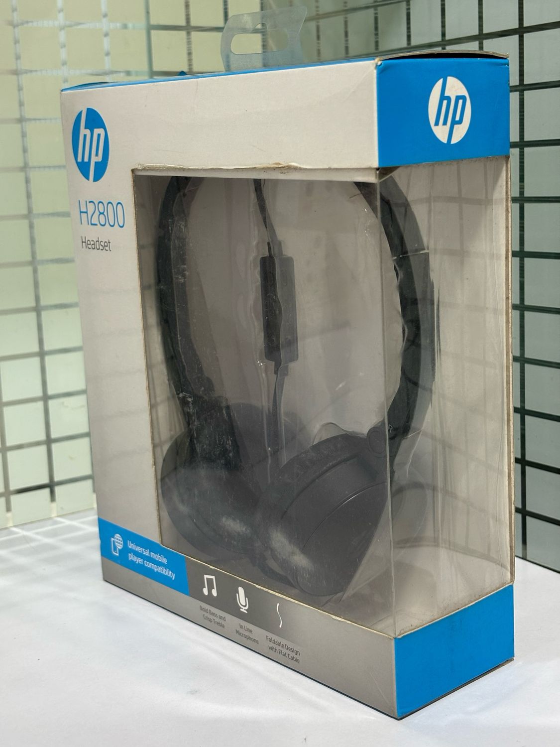HP H2800 Stereo Headset with Mic, Black