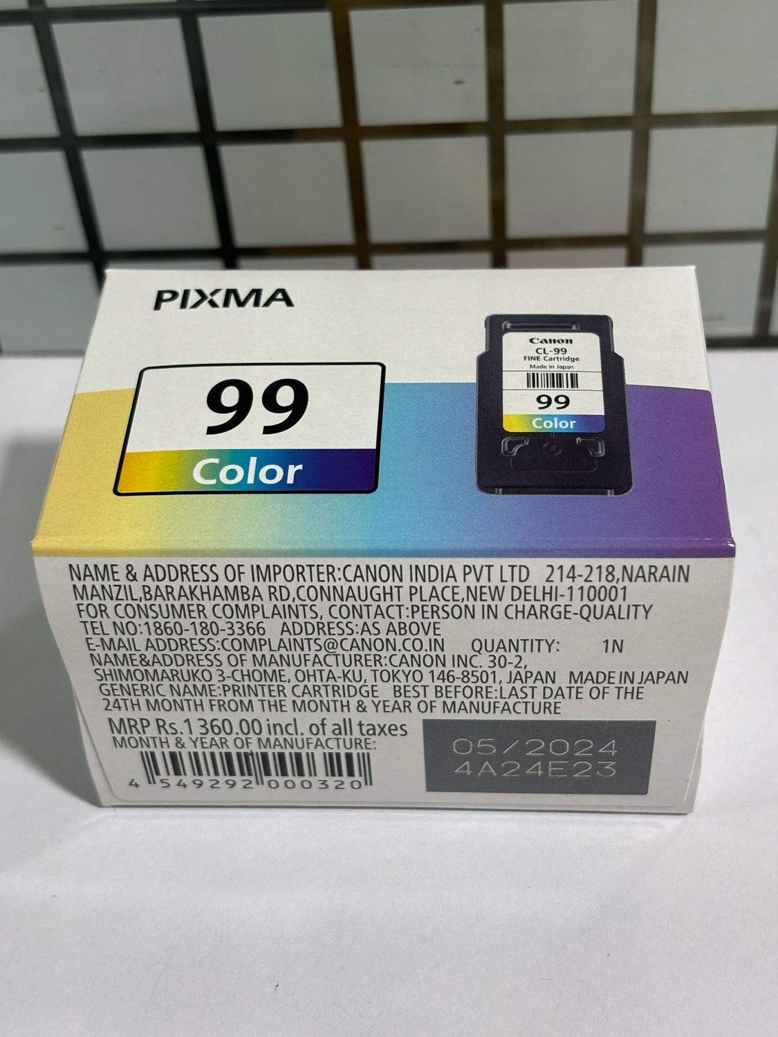Canon Pixma CL-99 Tri-Color Ink Cartridge Canon Pixma CL-99 Tri-Color Ink Cartridge