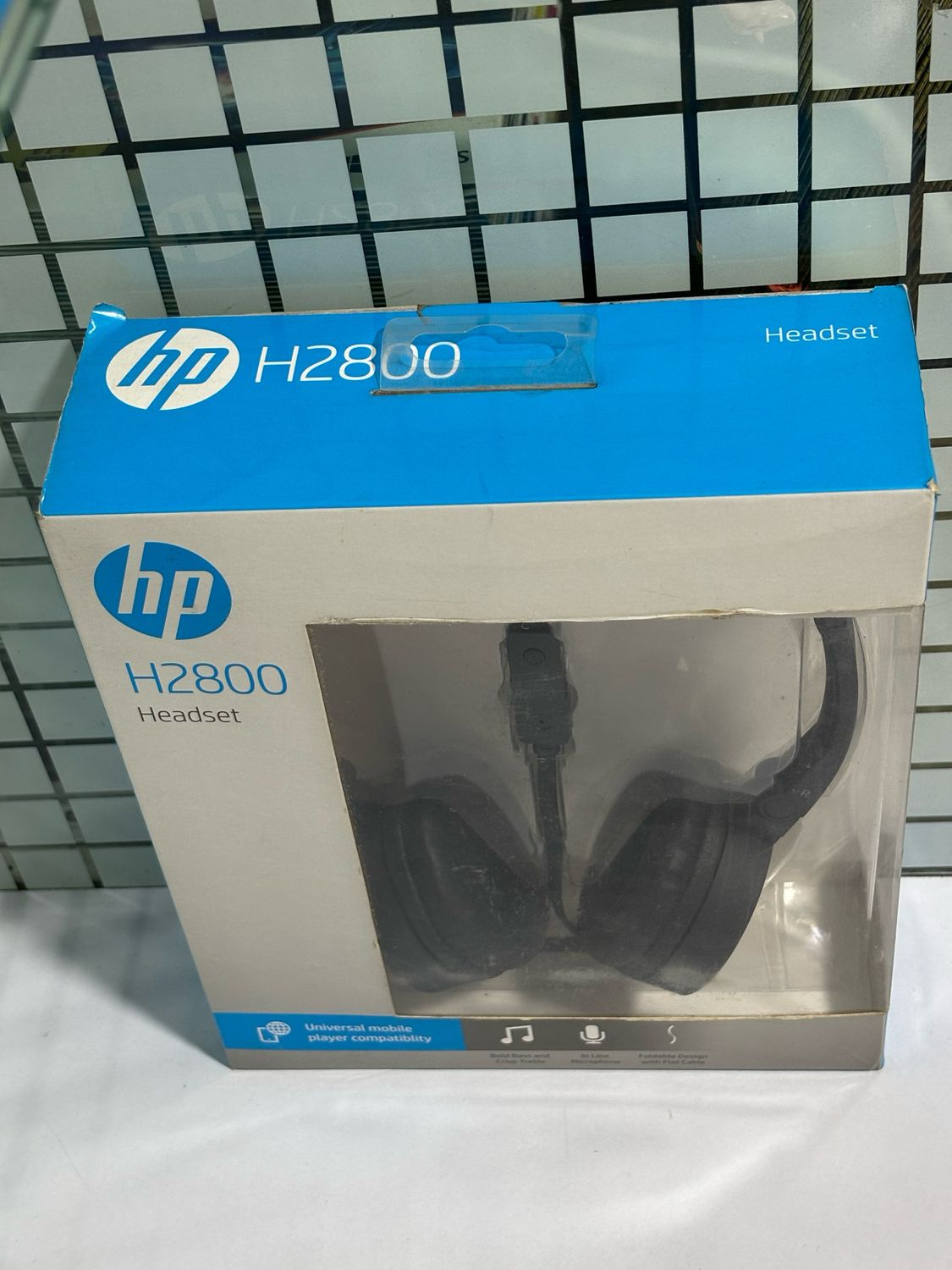 HP H2800 Stereo Headset with Mic, Black