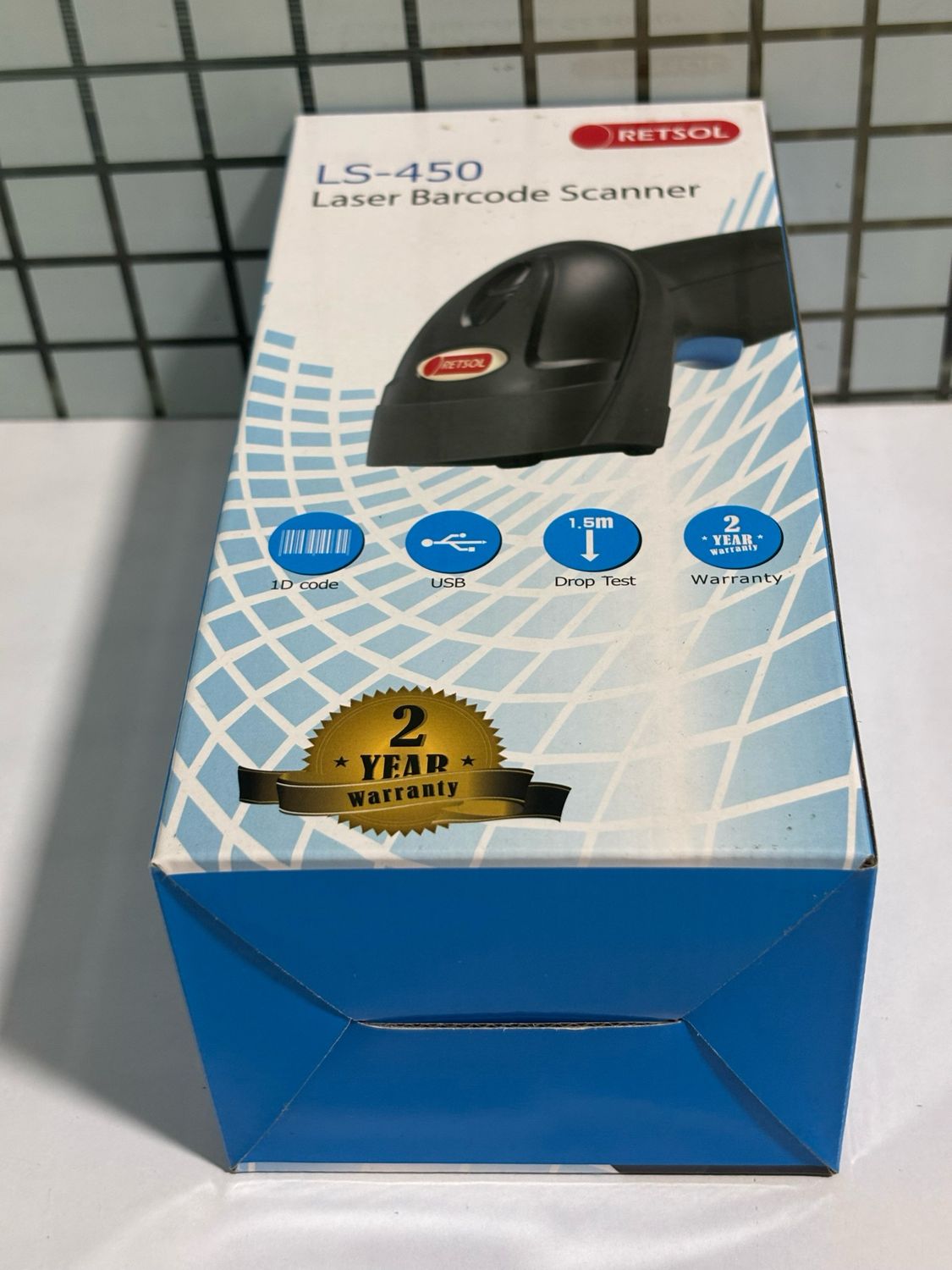 Retsol LS450 1D Handheld Laser Barcode Scanner Retsol LS450 1D Handheld Laser Barcode Scanner