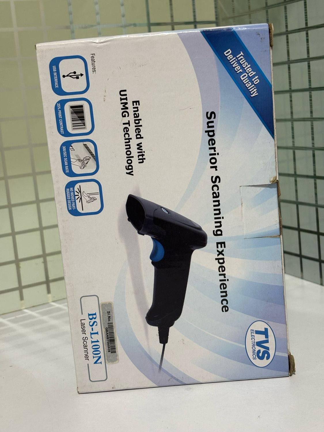 TVS BS-L100N Laser Barcode Color Scanner TVS BS-L100N Laser Barcode Color Scanner