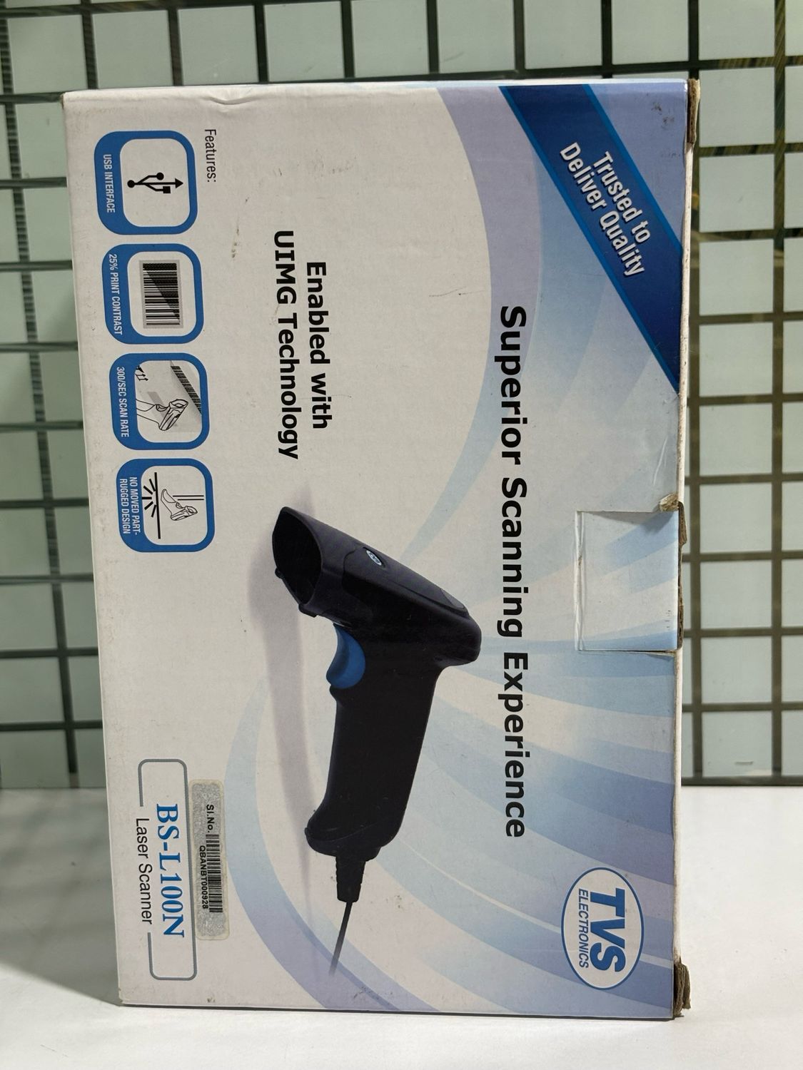 TVS BS-L100N Laser Barcode Color Scanner TVS BS-L100N Laser Barcode Color Scanner