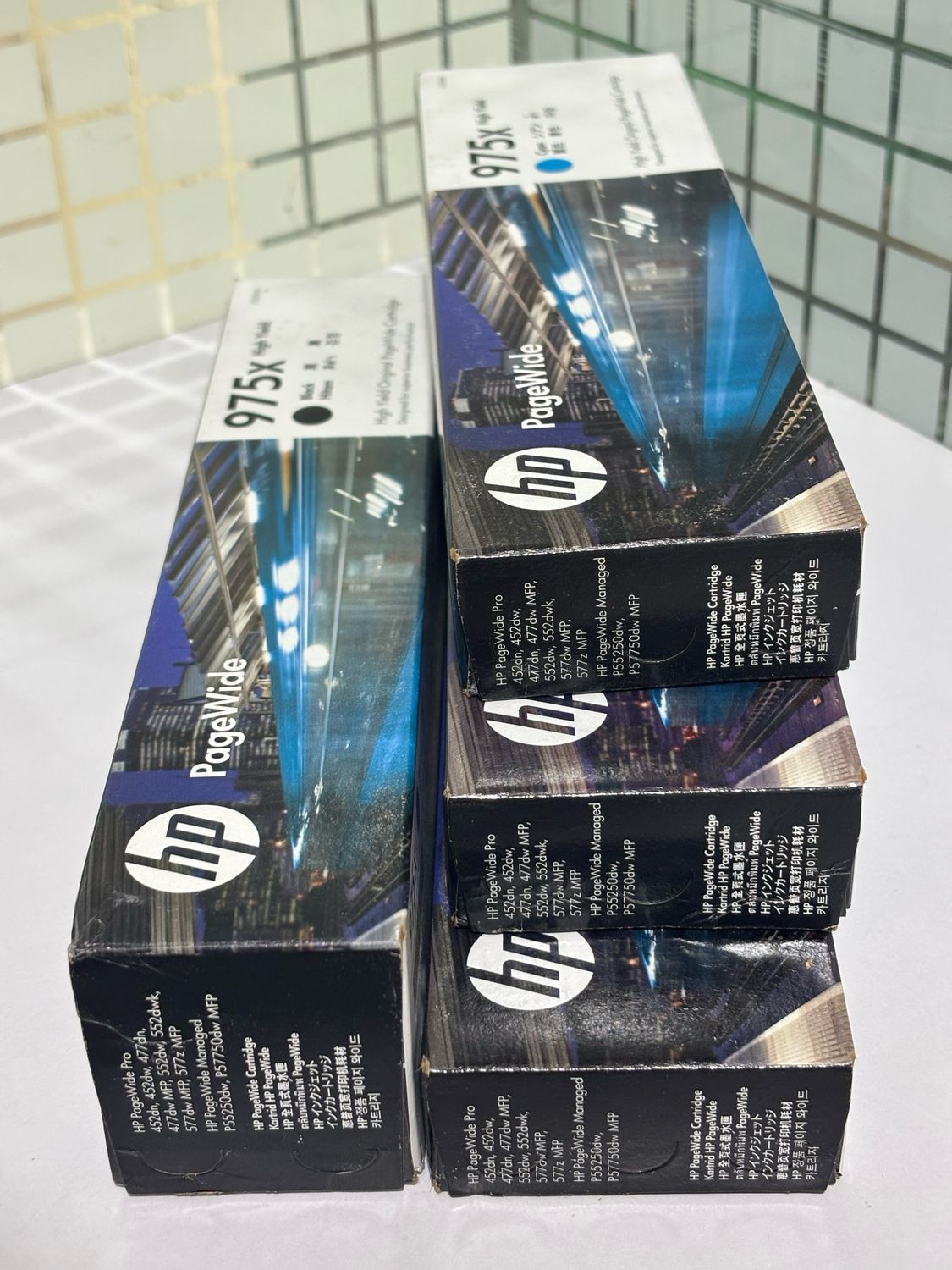 HP 975x Page Wide Set of 4 Cartridge (BK/C/Y/M) HP 975x Page Wide Set of 4 Cartridge (BK/C/Y/M)